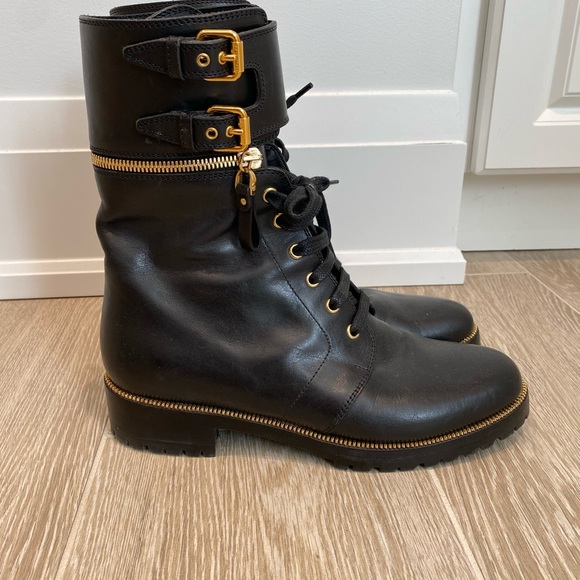 Sergio Rossi Combat Boots 39 - Picture 6 of 7
